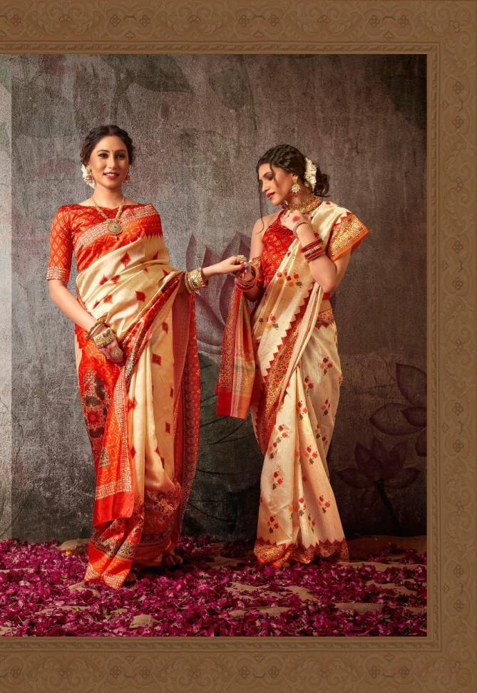 Apple Pooja 2 Fancy Festive Wear Silk Digital Printed Saree Collection